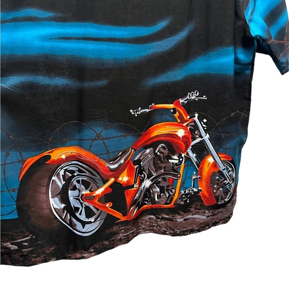 Authentic Club Shirt Steve&Barry”s , Short sleeve button up. Size L - Picture 5 of 7